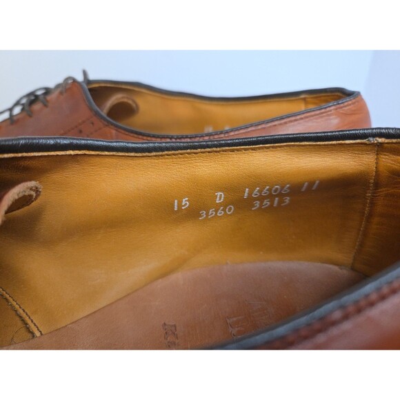 Allen Edmonds Kingsley Size 15 D Saddle Balmoral Punched Apron Oxfords Lace Up main image 12